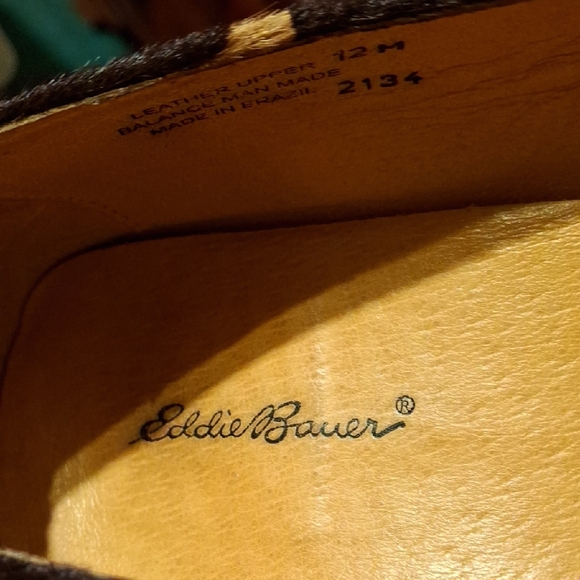 Brown and Black Animal Print Loafers with Metal Buckle - Picture 2 of 9